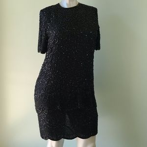 Brilliant By JA Beaded Sparkling Mini Dress